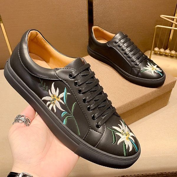 

new high-quality men's casual shoes, men's platform shoes, luxury sports shoes, herren sportschuhe outdoor walking comfort shoes r, Black