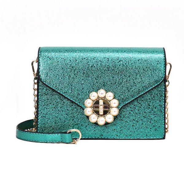 

sequined floral metal women handbag 2020 new fashion female shoulder crossbody bag chain messenger bag designer sac