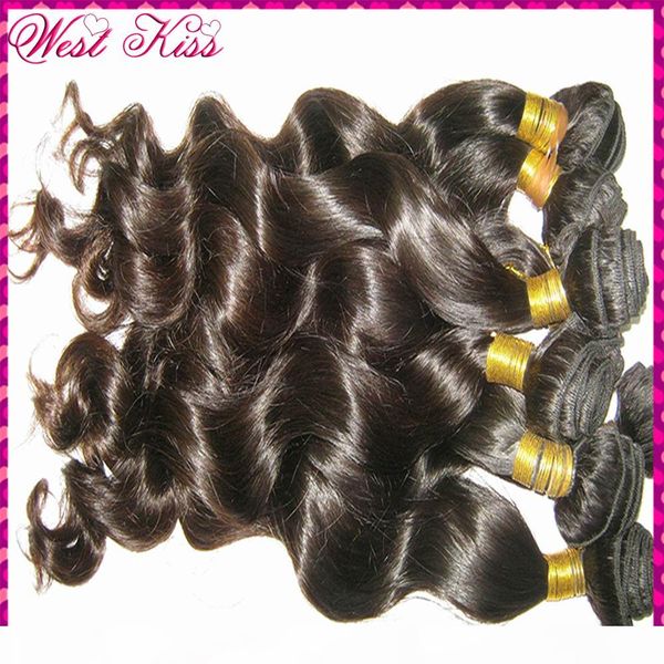 

real non-processed full cuticles raw virgin filipino human hair loose wave 3pcs lot grade 8a unique vendor, Black