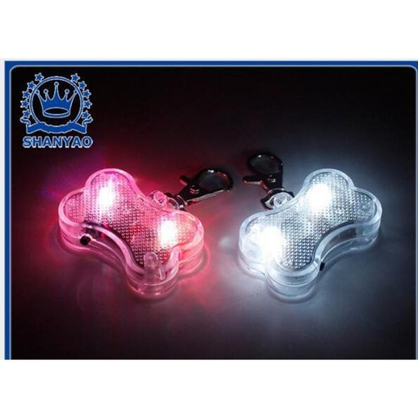 

party dog 4.8*3*1.5cm 6 colors pet dog tag pendant safety supplies led luminous pendant ornaments glowing pet jlljlq lajiaoyard