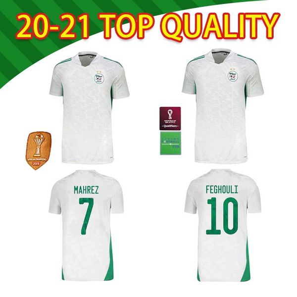 

2020 2021 algeria mahrez two star soccer jerseys 20 21 atal kids slimani brahimi home bennacer football shirts maillot de foot uniforms, Black;yellow