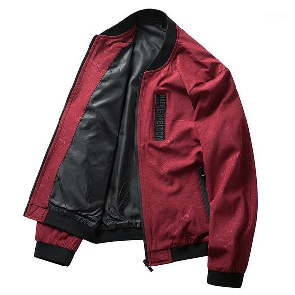 

2020 streetwear men jackets hip hop casul streetwear stand collar coats windbreaker outwear1, Black;brown