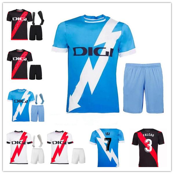 

21 22 rayo vallecano soccer jerseys 2021 2022 camisetas chandal de futbol antonin andres valentin isi bebe football shirts uniform, Black;yellow