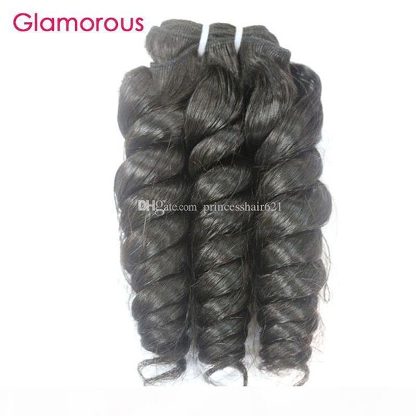 

glamorous romance curly human hair weave brazilian weave 1 piece natural color peruvian indian malaysian virgin hair bundles 100g pcs, Black