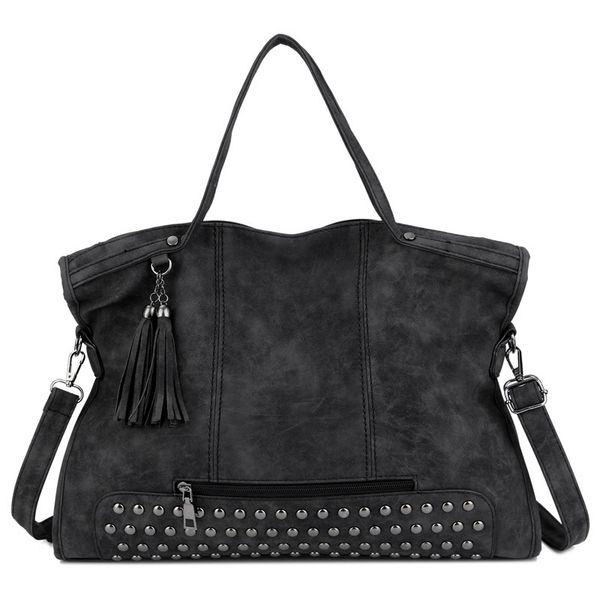 

feminina female high capacity tassel crossbody bag lady all-purpose style daily shopping handbag women vintage c1223