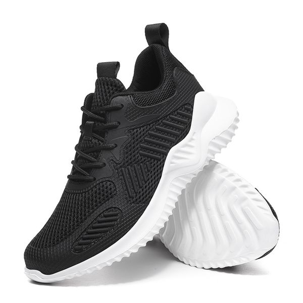 

female light weight running shoes for men sports women shoes r price shoes c1103, Black;white
