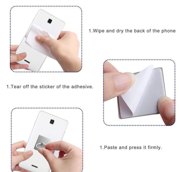 

cellphone grip phone ring holder finger ring back holder 360 rotating mount mobile phone finger grip lazy buck jllbqd dh_niceshop