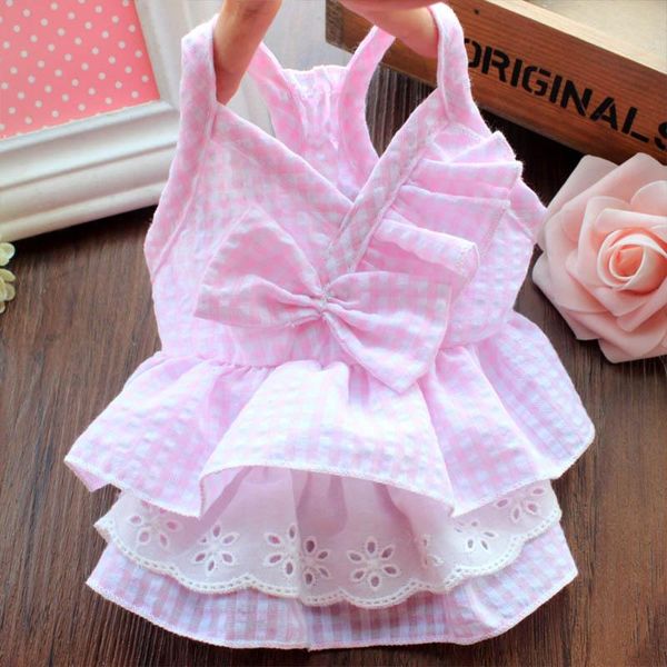 

2020 pet dog dress princess puppy cat dresses for small medium dog chihuahua pet clothing yorkshire dog dresses ropa perro teddy wmtbgu
