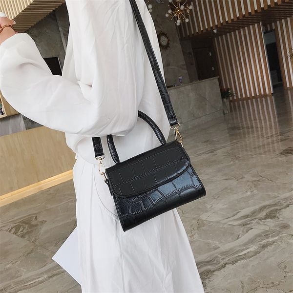 

crocodile pattern crossbody bags for women 2020 fashion handbag small bag pu leather hand bag ladies designer evening bags sac