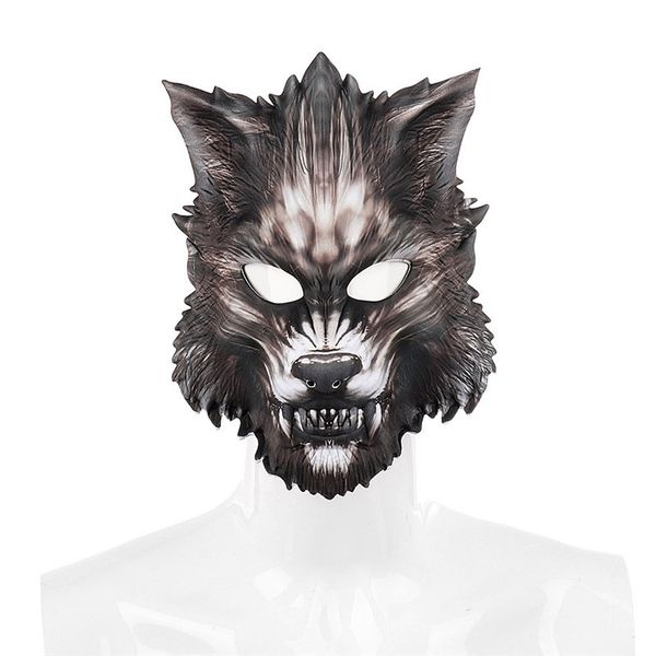 

newfancy halloween werewolf handsome creepy accessories cosplay headdress prank props wolf headgear eva mask