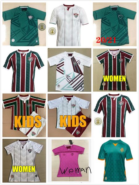 

2020 2021 fluminense soccer jerseys ganso fluzao fred phganso hudson nene nino henrique custom 20 21 kids home away football shirt, Black;yellow