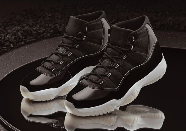 

new release air authentic xi 11 jubilee 25th anniversary real carbon fiber men women outdoor shoes sports sneakers with original box