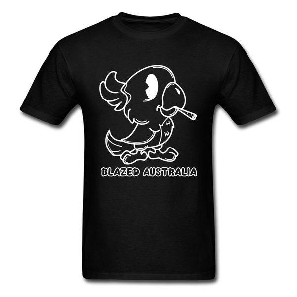 

men's short sleeve blazed cockatoo group shirts designer printing o neck sport hooded sweatshirt hoodie men t shirt