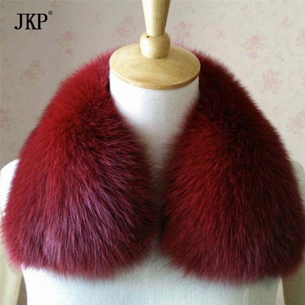 

women real fox fur collar for coat fashion warm genuine fox fur winter scarf 201103, Blue;gray