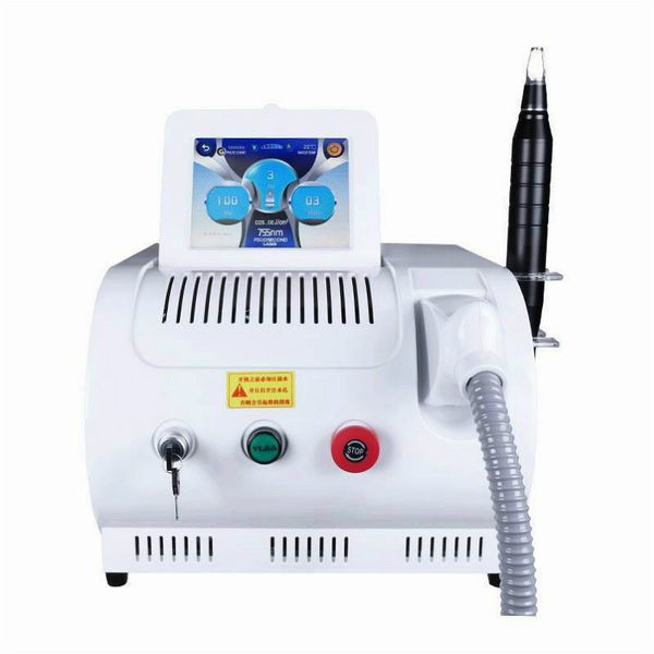 

picosecond laser device back dolltherapy pigment tattoo scar mole freckle removal dark spot remover machine laser picosecond pen, Black