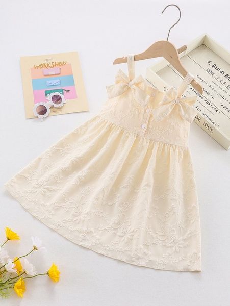 

toddler girls floral textured bow front cami dress she, Red;yellow