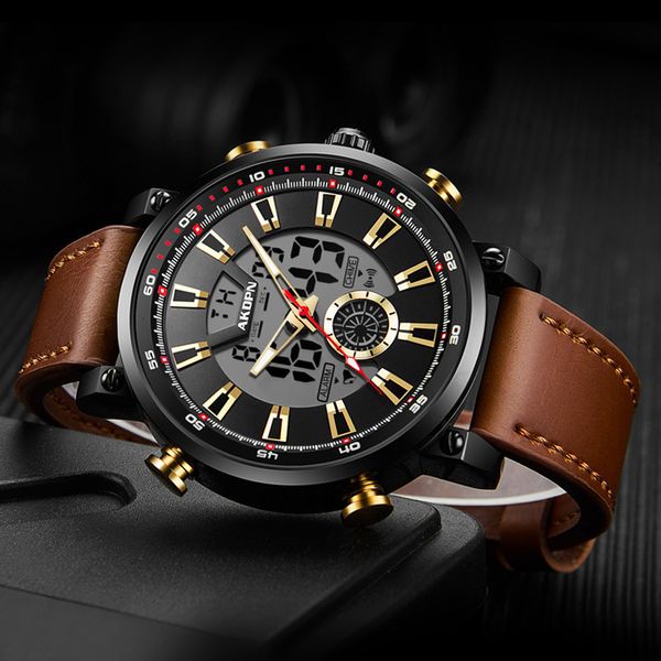 

large dial luminous double display outdoor sports leisure electronic waterproof student men's watch, Silver