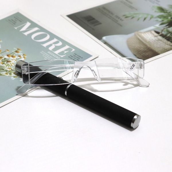 

the new transparent integrated can not be broken resin lens for men and women hd presbyopic glasses f