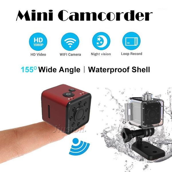 

mini wifi sport camera sq13 waterproof shell night vision recorder bicycle helmet micro camcorder full hd 1080p video sensor1