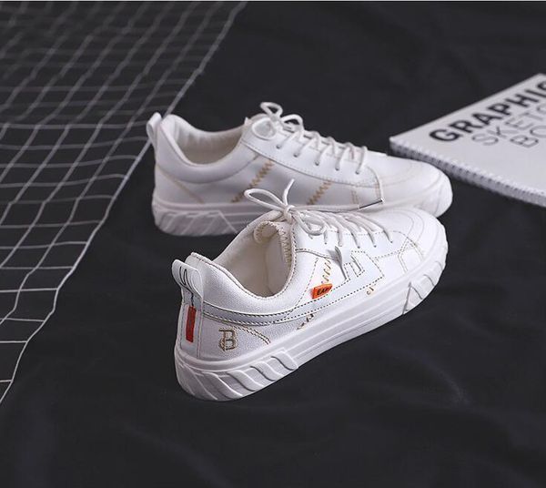 

mexemina women casual shoes lace up female fashion sneakers new canvas shoes female students white flat shoe shopping, Black