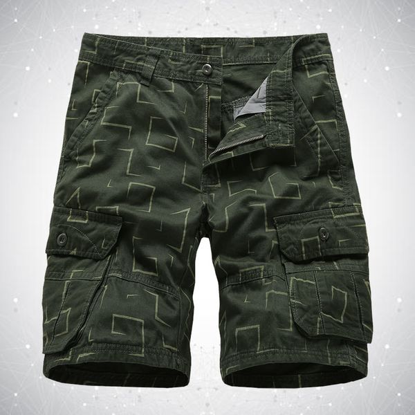 

men shorts cargo shorts work bermudas summer men short pants pattern print short shorts cotton men fashion outwear bottoms 2020 1027, White;black