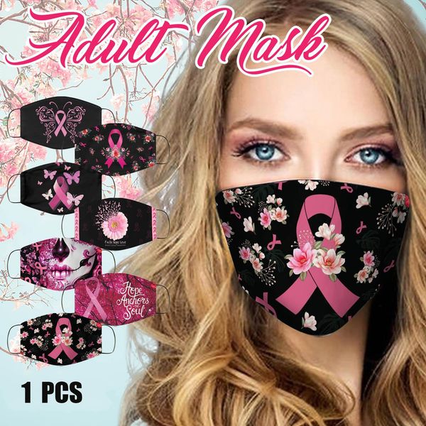 

masque быстрая доставка mscara 1шт world cancer day printed пыле- и дышащий хлопок маска велоспорт маска бинты sqchez pp2006