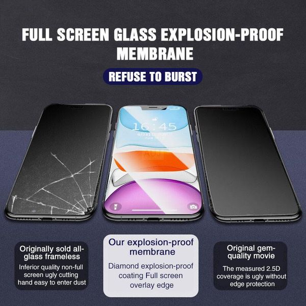 

protective glass on for iphone 7 8 plus 11 pro 6 6s glass screen protector for iphone x xs 11 pro max sqcton bdejewelry