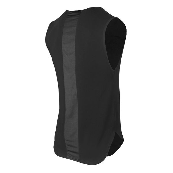 

quick dry running vest training workout tank fitness tights gym men corset shaper underwear sport tank top, White;black