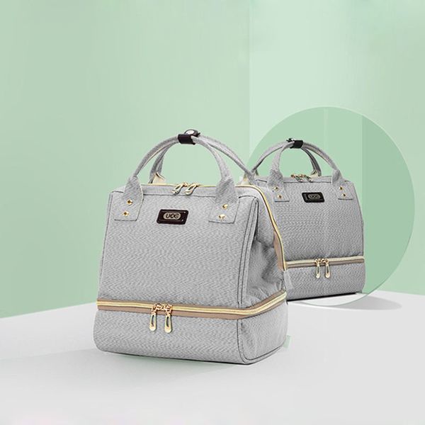 

fashion mummy maternity diaper bag modern large capacity baby bag thermal insulation travel usb handbag backpack for mom c1008