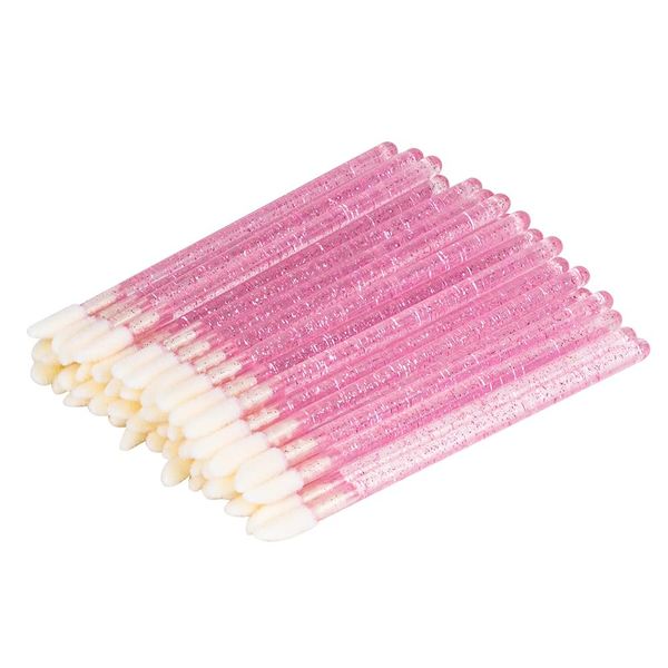 

50pcs disposable eyelash brush crystal lashes micro brushes eyelash extension supplies applicator cleaner beauty makeup tools wmttwn