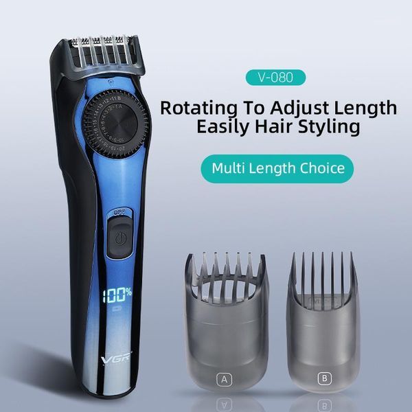 

hair clipper razor lcd screen powerful hairs trimmer cutting machine barber haircut professional hair clipper rechargeable1