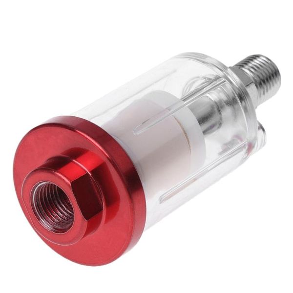 

mini spray gun 1/4" air line filter/water trap clear 9cm painting moisture