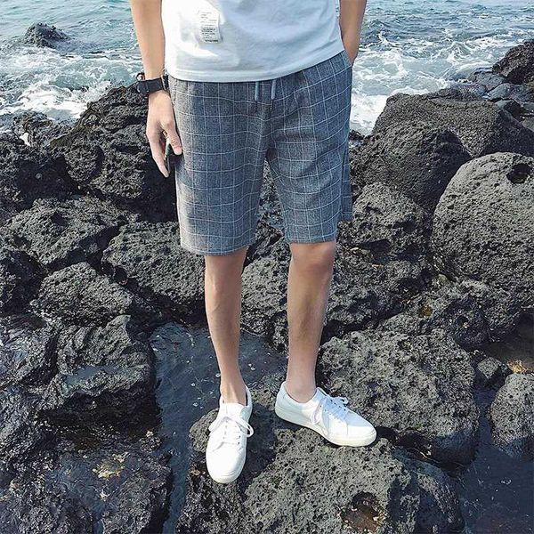 

men's soil shorts summer capris wear korean fashion loose casual quarter leg half cut big pants, White;black
