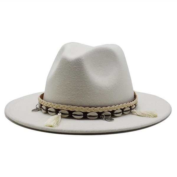 

wide brim hats wholesale wool felt fedora for women vintage mens fedoras cap and jazz hat panama formal 56-58cm, Blue;gray