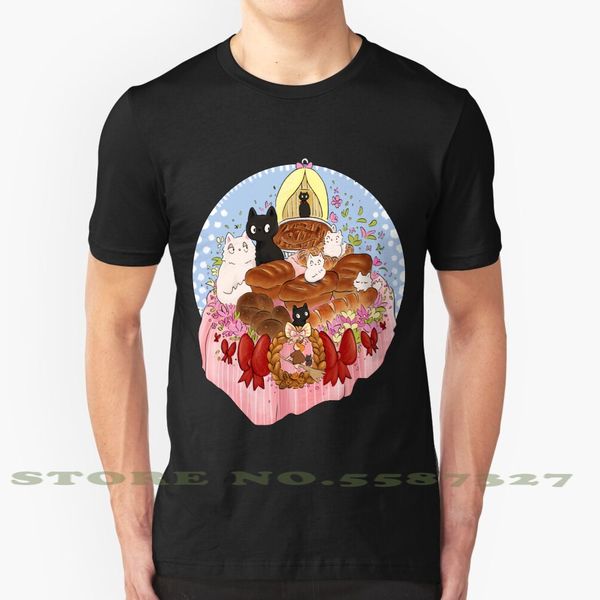 

kiki's delivery service bread design trendy tee kikis delivery service kiki jiji lily bread hayao miyazaki sweatshirt hoodie men t shir