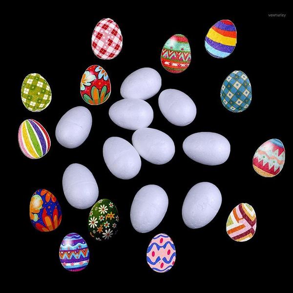 

party decoration 10pcs/set modelling polystyrene styrofoam foam egg ball 3-7cm white craft for diy christmas day or easter decoration1