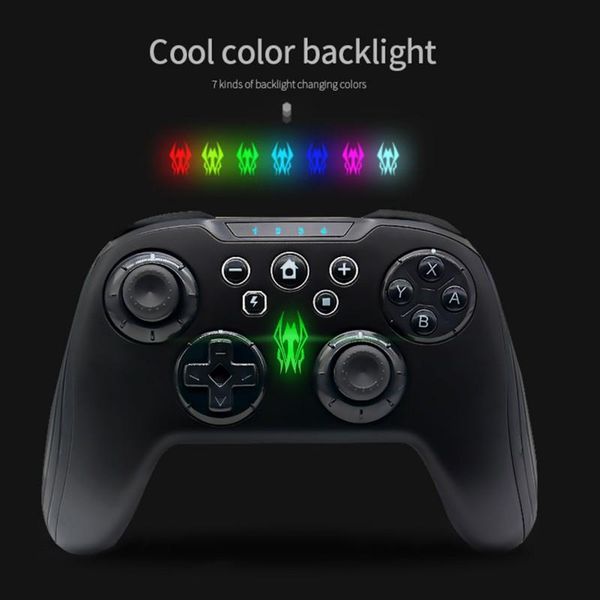 

new 9139 for switch pro / lite bluetooth wireless controller pc android ps3 burst screensmodule somatosensory controller hot