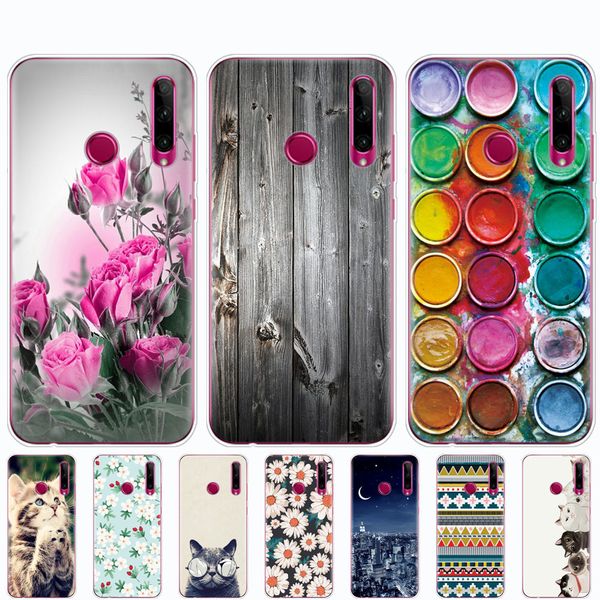 

bumper hry-lx1t case silicone tpu phone shell cover on for huawei honor 10i 10 i copa 6.21 inch shockproof cute