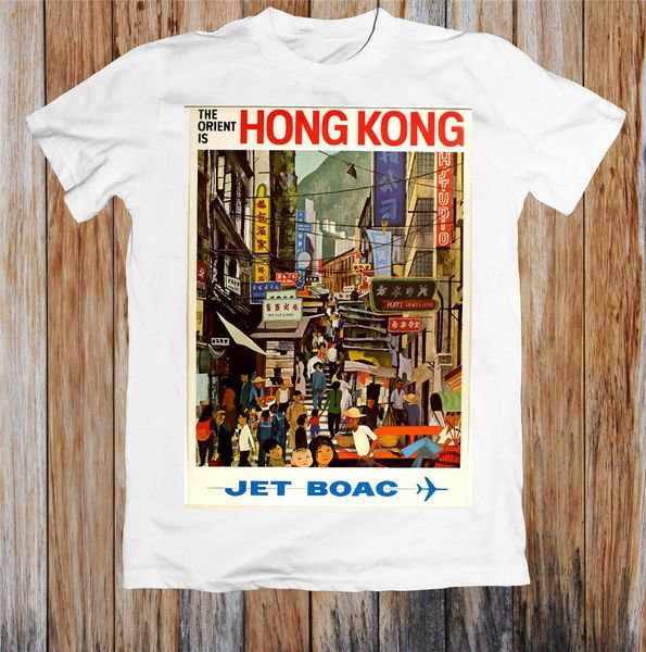 

vintage travel poster hong kong retro t shirt tee shirt sport hooded sweatshirt hoodie