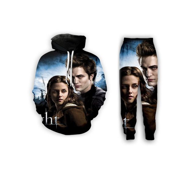 

new men/womens the twilight funny 3d print casual fashion hoodies/sweatpants hip hop tracksuits z29, Gray
