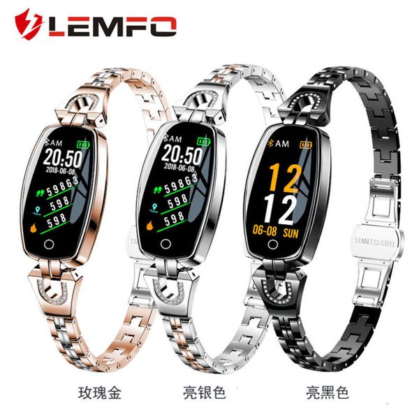 

lemfo h8 watch heart rate blood prsure sleep monitoring smart reminder women fashion br