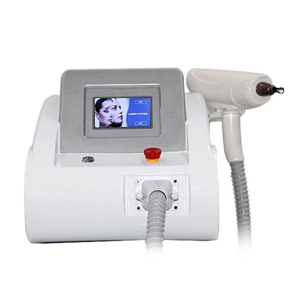 

portable laser tattoo removal machine carbon peeling facial skin rejuvenation q-swtich nd yag laser machine for sale, Black