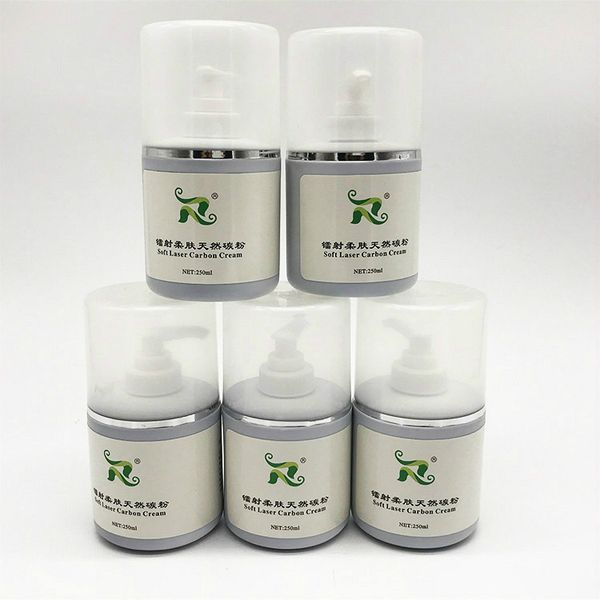 

safe 80ml soft laser black doll carbon laser powder gel for nd yag 808 diode laser treatment