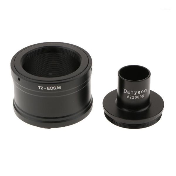 

t2-eosm 0.91 inches microscope tube with t2 mount adapter ring for eosm ef-m m10 m3 m5 m61