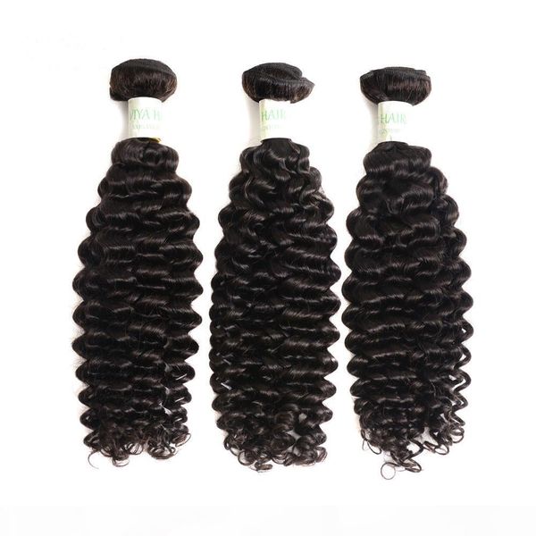 

viya vietnamese remy human hair bundles weave spanish curly 10-30inch natural color soft and smooth 3pcs lot can be colored, Black