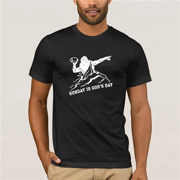 

summer men t shirts 100% cotton sunday is day fashion printed men's t-shirt short sleeve, White;black
