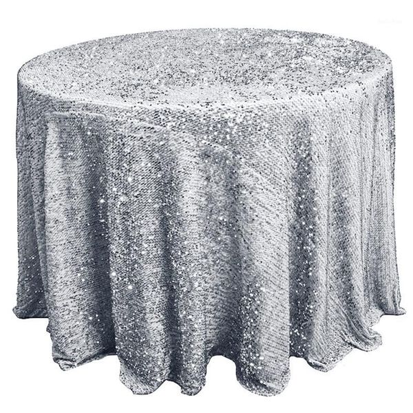 

glitter sequin tablecloth rectangular round rose table cloth for wedding party christmas decoration1