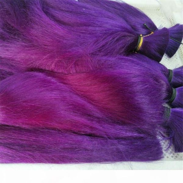 

2018 selling straight human mini braiding hair no weft 100% unprocessed brazilian hair bulk buy 3lot get 1pcs free, Black