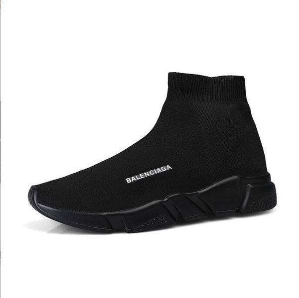 

designer shoes casual of triple speed trainer black white red flat fashion mens womens socks sneakers fashion platform