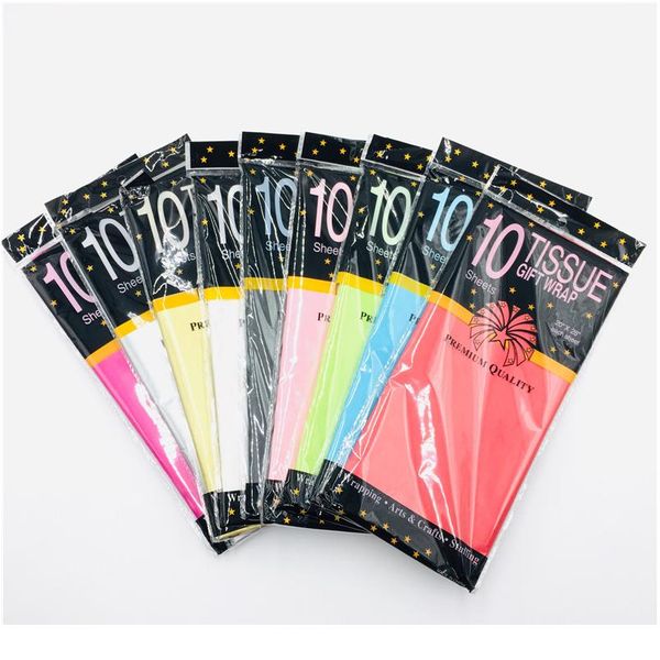 

10sheets/bag tissue paper flower 50*66cm gift packaging home decoration festive & party wedding diy gift packing sqcilb